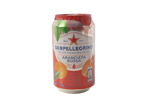 Buy Sanpellegrino Aranciata Rossa Sparkling Juice 330ml in Kuwait