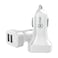 Mak C11 2 USB Slots Car Charger White