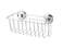 Basket with suction cup, zinc plated24x11 cm