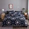 DEALS FOR LESS- King Size Bedsheet , 6  piece Duvet Cover Bedding Set , Geometric Design.