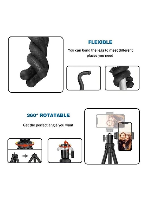 Huha Flexible Tripod Stand Black