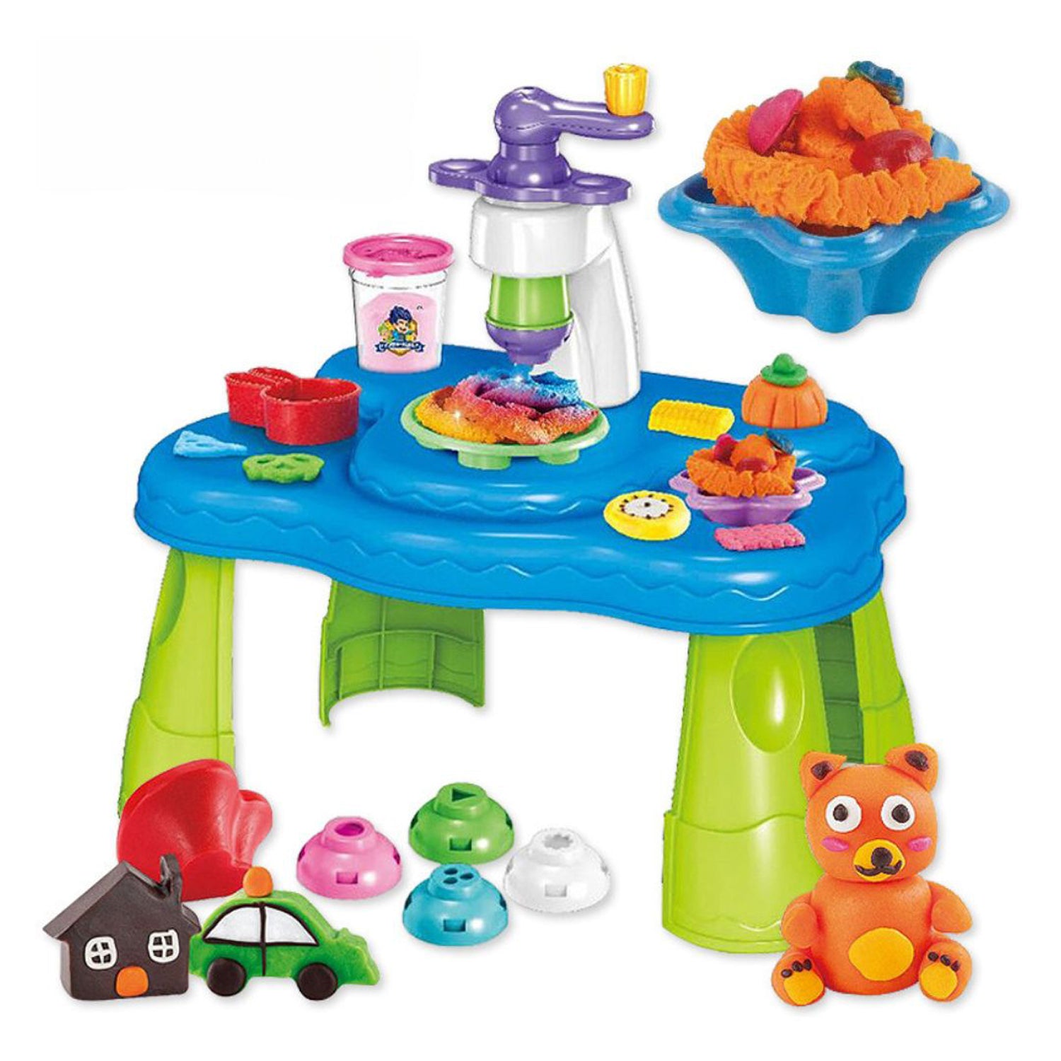 FITTO Clay Dough Toy Table for Creative Play and Exploration