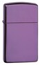 Zippo 28124 Slim High Polish Purple Windproof Lighter