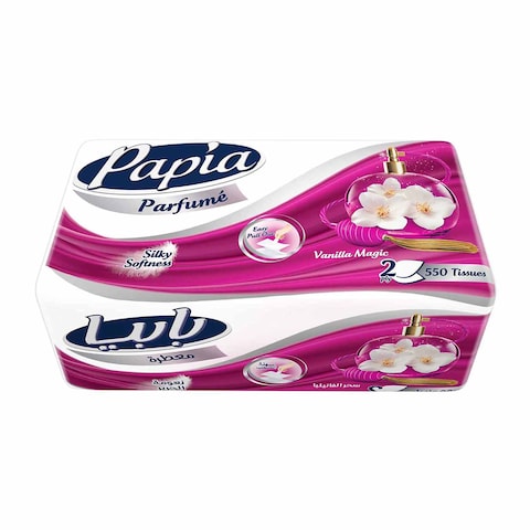 Papia Perfumed Facial Tissues - 550 Tissues