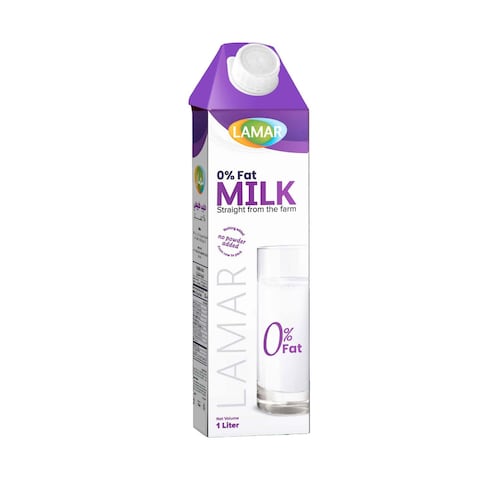 Lamar 0%Fat Milk - 1 Liter