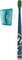 Flipper Toothbrush Cover &amp; Toothbrush Flp Twigo Basic Combo Pack, Soft Bristles, For Adults, Made In Malaysia, Ocean Blue
