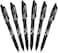 Pilot Frixion Ball 0.7mm Erasable Gel Pens, Fine Point, Black Ink, Pack Of 6