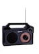 راديو محمول مزود بمنفذ USB GR13013 أسود/رمادي
