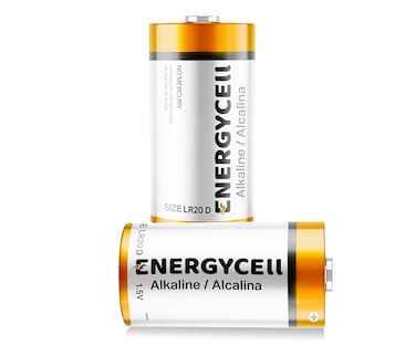 ENERGYCELL LR20 (AM-1) D SIZE 1.5 V (1X2 PKT) ALKALINE BATTERY