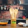 Royalford Organic Bamboo Kitchen Tools, RF10239, Spatula, Turner, Slotted Turner, Serving Spoon, Rice Spoon And Holder, Nonstick Kitchen Utensil Set, Non-Scratch Cookware Tools