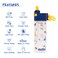 Eazy Kids Tritan Water Bottle w / Snack Box, T - Rex - Blue, 450ml