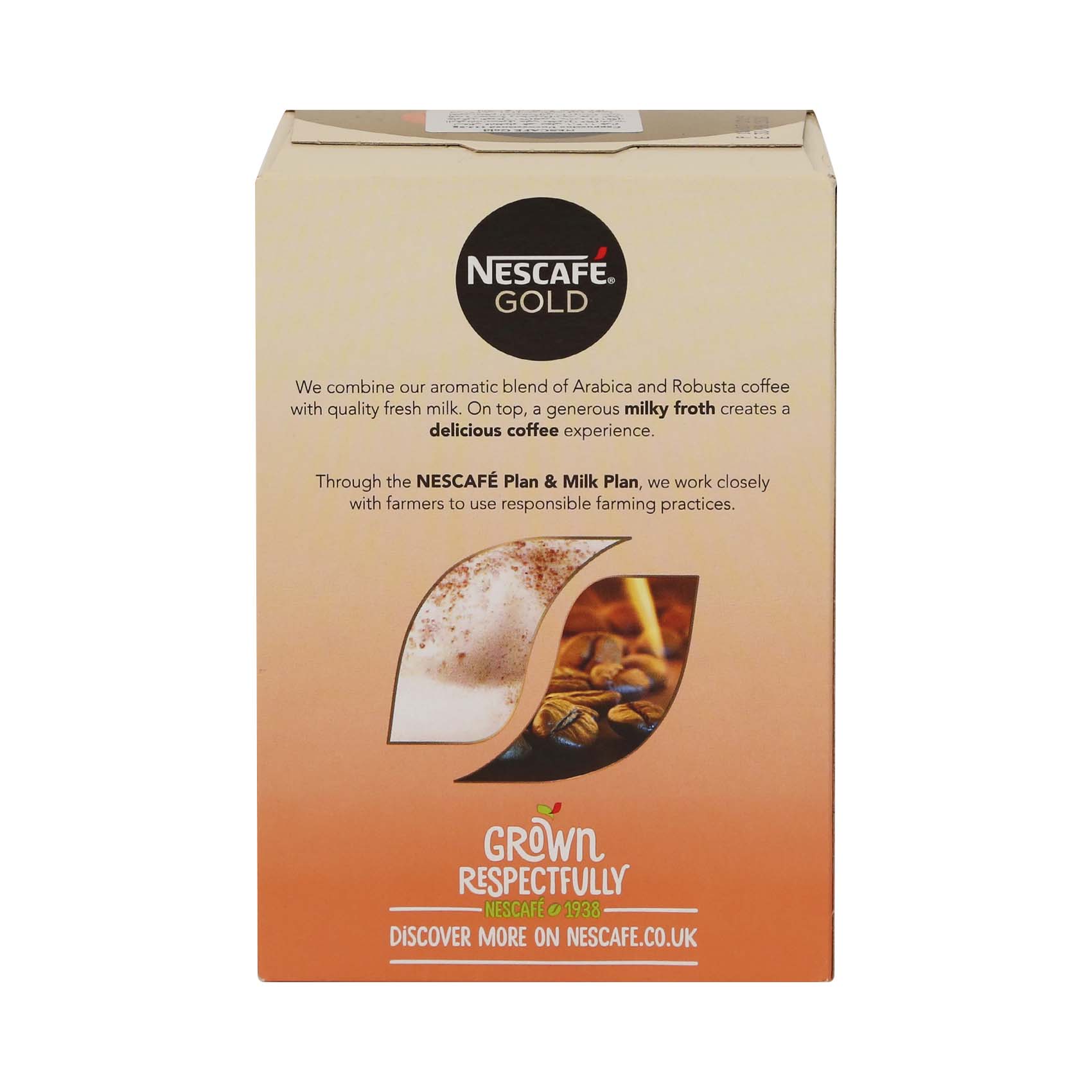 Nescafe Gold Cappuccino Unsweetened 8 Sachets