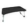 Wooden Folding Bed Table Black 60x40cm
