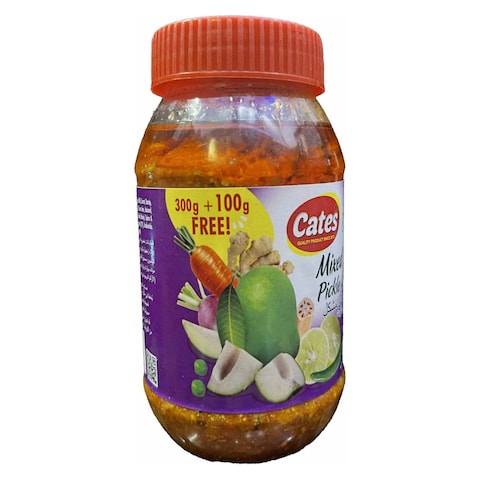 Cates Mixed Pickle in Oil (Achar) 400g