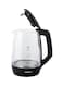 Geepas Electric Glass Kettle 1.8 L 1500W Gk9901N Dark Brown/Clear