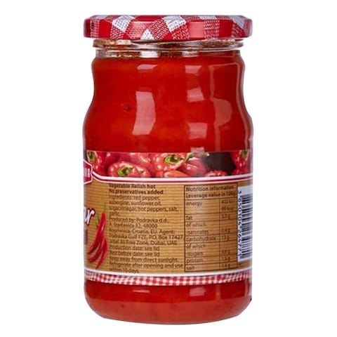 Podravka Ajvar Hot Chili Sauce 350g