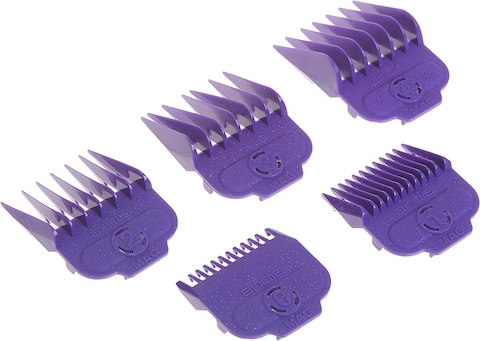 Andis Nano-Silver Magnetic Attachment 5 Combs, Small Sizes, 6&quot;, 8&quot;, 4&quot;, 3/8&quot;, 2&quot;
