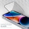 Moxedo Lite Crystal-Clear Protective Case with 9H Tempered Glass Screen Protector compatible for iPhone 14