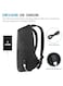 Generic Anti Theft Backpack With USB Charging Port
