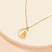 Aiwanto Necklace Women's Neck Chain Necklace Golden Beautiful Pendant Necklace