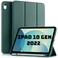 HYX Case For iPad 10th Gen (10.9-Inch, 2022 Model, 10th Generation), Slim Stand Hard Back Shell Cover with Auto Wake/Sleep (Green)