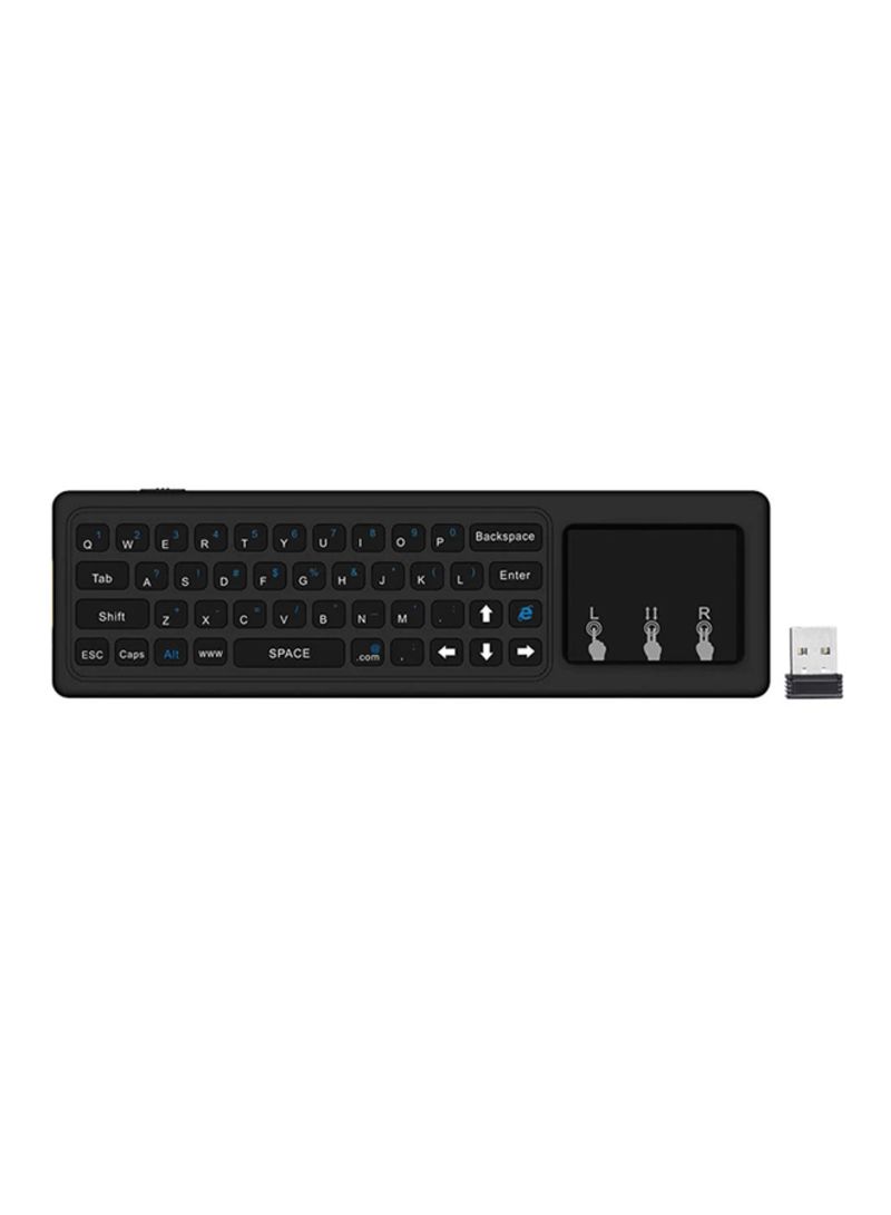 Buy Generic - Wireless RC-Keyboard Touchpad Remote Control Black Online ...