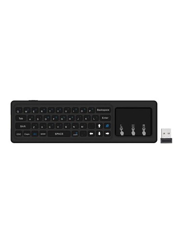 Buy Generic - Wireless RC-Keyboard Touchpad Remote Control Black Online ...