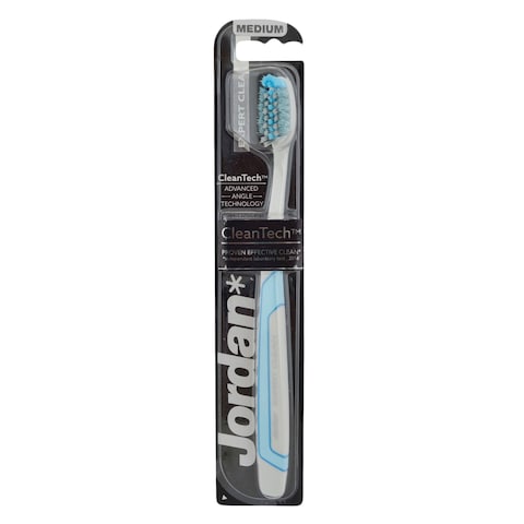 JORDAN EXPERT CLEAN TOOTHBRUSH WITH HYGIENIC TREAVEL CASE