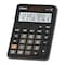 Casio Portable Mini Desk Calculator -MX-12B-BK