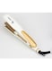 Sonashi 2 In 1 Hair Straightener And Crimper SHS-2082 White/Gold 33cm
