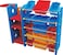 Rbwtoys Coloured Shelf For Toys, Household Items, Books, Magazine Organiser Set With Kids Basketball Hoops RW-16629 158&times;40&times;105cm