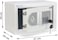 Rubik Safe Box with Key and Pin Code for Home Office Cash Money Jewelry (20x31x20cm) RB20AJ - White