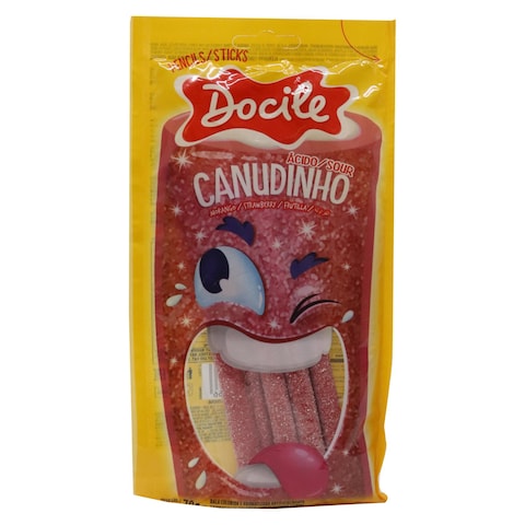 Docile Canudinho Strawberry Jelly Sticks 70g