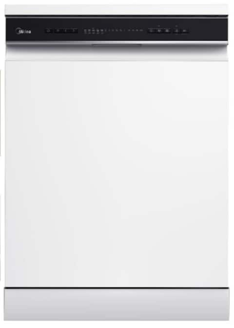 Midea 14 Place Settings 8 Programs Dishwasher White WQP14-W7633CW