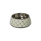 Nutrapet Applique Melamine Round Bowl Black &amp; White Large