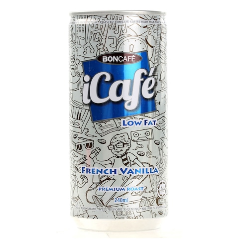 Boncafe iCafe Low-Fat Premium Roast French Vanilla 240ml