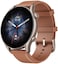 Amazfit GTR 3 Pro Ultra HD AMOLED Display Smartwatch Brown Leather