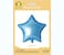 Party Time 1pc 18" Shiny Light Blue Star Shaped Foil Mylar Balloons For Mother's Day, Wedding Decoration &amp; Engagement - Birthday Party Supplies
