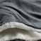 Soft Sheep Reversible Sherpa Blanket Throw Blanket King Size Grey 220x240 cm