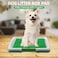 Generic-Dog Litter Box Pad Potty Training Synthetic Grass Mesh Tray 3 Layer Pet Toilet for Dogs Indoor Outdoor Use