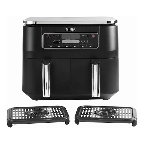 Ninja Foodi Dual Zone Air Fryer AF300ME Granite Grey 7.6L