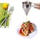 Grace Kitchen Stainless Steel Funnel Donut Cupcake Batter Dispenser Funnel Pancake Maker Helper Rack (Silver)