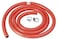 Abbasali New 150Cm Flexible Gas Pipe Tubing Quick Connect/Disconnect Hose Assembly Rubber Natural Liquefied Gas Stove Water Heater Gas Tube With 2 Fittings (Orange)