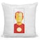 Loud Universe - Sequin Pillow Magic Mermaid Throw Pillow Iron Man uperhero Pillow - Durable White 16 x 16 inch Square Modern Livingroom Decorative Pillow