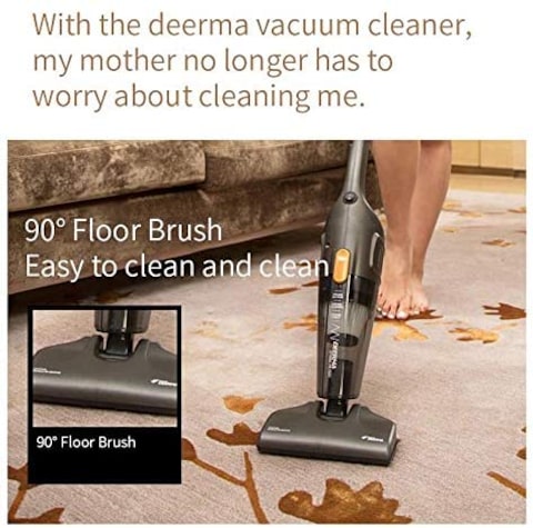 Deerma DX115C 2 In 1 Portable Vacuum Cleaner Upright Stick Handheld Household