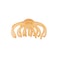 Glitters StyleSecure Brown/gold claw clip