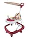 Lovely Baby Foldable Kids Walker LB 581HC with Adjustable Height, Music &amp; Toys, Rotating Wheels, Handle, Foldable Safe Activity Walker for Toddlers, Small Infant Boy Girl 6-18 M - Pink