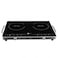 AFRA Infrared Cooktop (Double), 3000W, LED Display, Child Lock, Crystal Plate, Stainless Steel Body, 4 digital LED display, G-Mark, ESMA, RoHS, And CB Certified, AF-3000ICBK, 2 Years Warranty