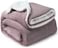Dream Bell Sherpa Bed Blanket King Size Twin Plush Throw Blanket Fleece Reversible Flannel Blanket - Liliac