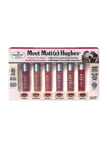 Handaiyan Meet Matt(E) Hughes Liquid Lipstick Set, Multicolour